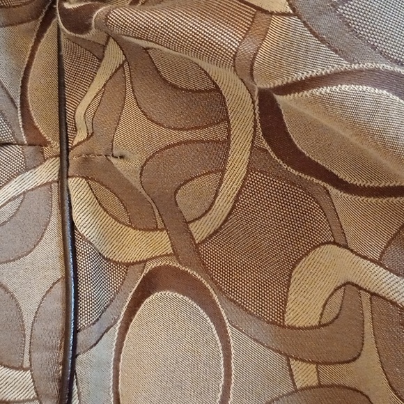 SHOULDER STRAP SACK STYLE PURSE, BROWN & CREAM, EUC - Picture 5 of 7